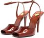 Saint Laurent Stijlvolle Zomer Sandalen voor Vrouwen Brown Dames - Thumbnail 2