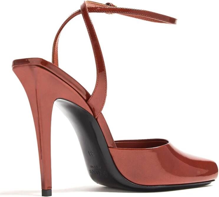 Saint Laurent Stijlvolle Zomer Sandalen voor Vrouwen Brown Dames