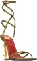 Saint Laurent Stijlvolle Zomer Sandalen voor Vrouwen Yellow Dames - Thumbnail 2