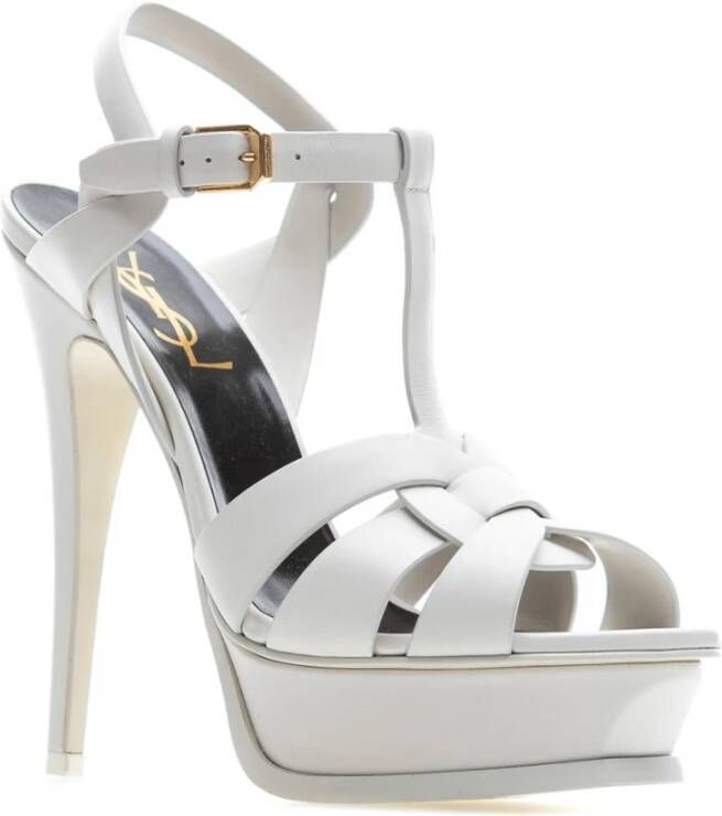 Saint Laurent Stijlvolle Zomer Sandalen White Dames