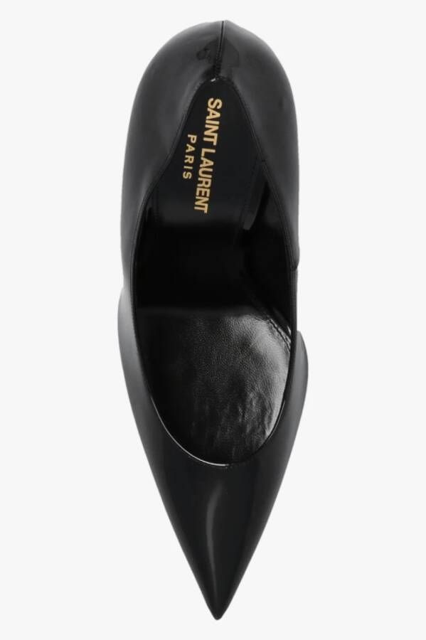 Saint Laurent Stiletto pumps in lakleer Black Dames