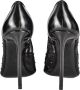 Saint Laurent Strass Mesh Anja Pumps Black Dames - Thumbnail 14