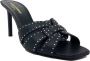 Saint Laurent Tribute Hak Sandalen met Studs Black Dames - Thumbnail 6