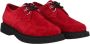 Saint Laurent Suede Derbies Veterschoenen Mannen Red Heren - Thumbnail 2