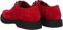 Saint Laurent Suede Derbies Veterschoenen Mannen Red Heren - Thumbnail 3