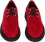 Saint Laurent Suede Derbies Veterschoenen Mannen Red Heren - Thumbnail 4