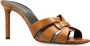 Saint Laurent Tribute Hoge Hak Sandalen Brown Dames - Thumbnail 2