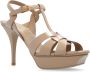 Saint Laurent 'Tribute' platform sandalen Beige Dames - Thumbnail 4