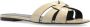 Saint Laurent Slides Sandalen Zwart Leer White Dames - Thumbnail 4