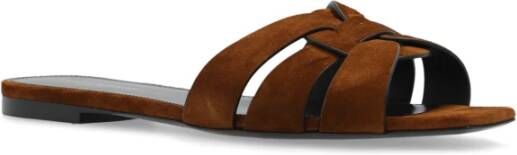 Saint Laurent Tribute slides Brown Dames