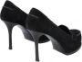 Saint Laurent Vintage Pre-owned Suede heels Black Unisex - Thumbnail 3