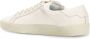 Saint Laurent Witte canvas sneakers met leren detail White Heren - Thumbnail 3