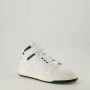 Saint Laurent Witte en groene hoge sneakers White Heren - Thumbnail 2