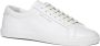 Saint Laurent Witte lage top trainers met logo-details White Heren - Thumbnail 2