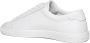 Saint Laurent Witte lage top trainers met logo-details White Heren - Thumbnail 3