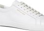 Saint Laurent Witte lage top trainers met logo-details White Heren - Thumbnail 4