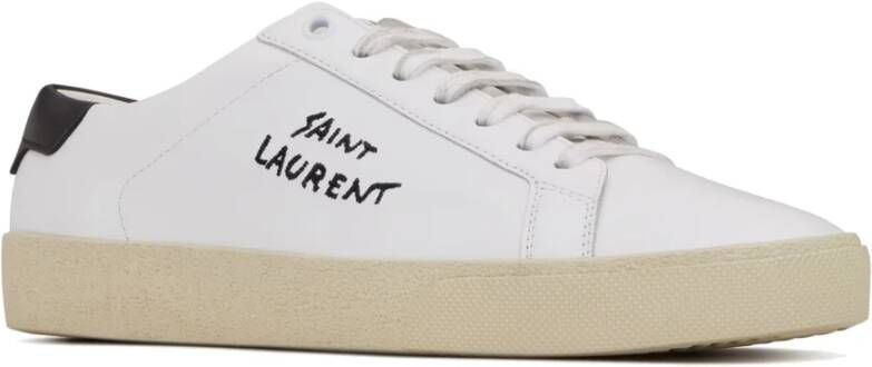 Saint Laurent Witte Sneakers Court Classic Stijl White Heren