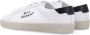 Saint Laurent Witte Zwarte Sneakers Ronde Neus Vetersluiting White Heren - Thumbnail 4