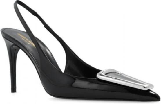 Saint Laurent Zwarte Avenue Patent Leren Pumps Black Dames