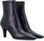 Saint Laurent Zwarte Gesloten Teen Bootie Aw24 Black Dames - Thumbnail 2