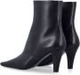 Saint Laurent Zwarte Gesloten Teen Bootie Aw24 Black Dames - Thumbnail 4