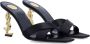 Saint Laurent Zwarte Gesloten Teen Muiltjes Opyum Stijl Black Dames - Thumbnail 2