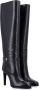 Saint Laurent Zwarte Gesloten Teen Stiletto Laarzen Black Dames - Thumbnail 2