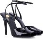 Saint Laurent Zwarte Gesloten Teen Stiletto Sandalen Black Dames - Thumbnail 2