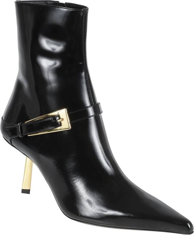 Saint Laurent Zwarte Laarzen Hacker 75 Rudolph B Black Dames