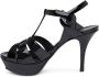 Saint Laurent Zwarte Lakleren Sandaal Black Dames - Thumbnail 3