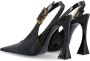 Saint Laurent Zwarte Lakleren Slingback Schoenen Black Dames - Thumbnail 4