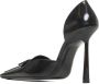 Saint Laurent Zwarte Leren DOrsay Pumps met Stiletto Hak Black Dames - Thumbnail 8