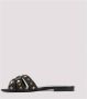 Saint Laurent Sandalen Black Leather Tribute Studded Sandals in zwart - Thumbnail 3