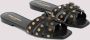 Saint Laurent Zwarte Leren Enkellaarzen Studded Sandalen Black Dames - Thumbnail 3