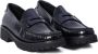 Saint Laurent Zwarte leren loafers Black Dames - Thumbnail 2