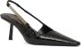 Saint Laurent Zwarte Leren Pumps met Puntige Neus Black Dames - Thumbnail 2