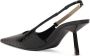 Saint Laurent Zwarte Leren Pumps met Puntige Neus Black Dames - Thumbnail 3