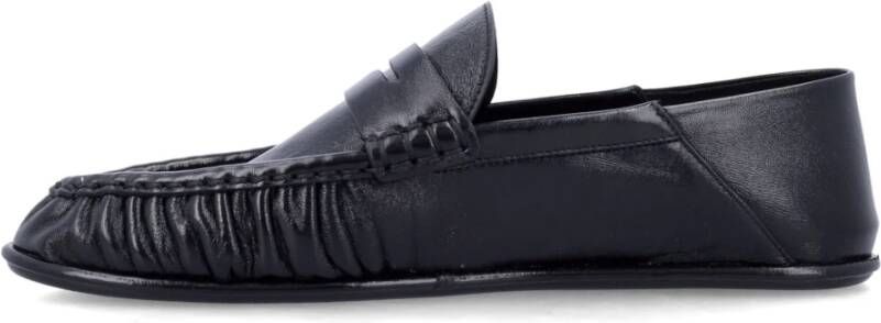 Saint Laurent Zwarte Loafer Penny Pantoffels Aw24 Black Heren