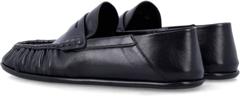 Saint Laurent Zwarte Loafer Penny Pantoffels Aw24 Black Heren