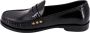 Saint Laurent Zwarte Loafer Schoenen met Metalen Details Black Heren - Thumbnail 2