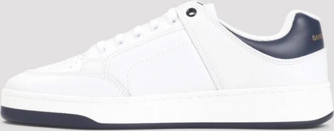 Saint Laurent Zwarte Sneakers voor Mannen Aw24 White Heren