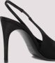 Saint Laurent Zwarte Zijden Slingback Pump Black Dames - Thumbnail 3