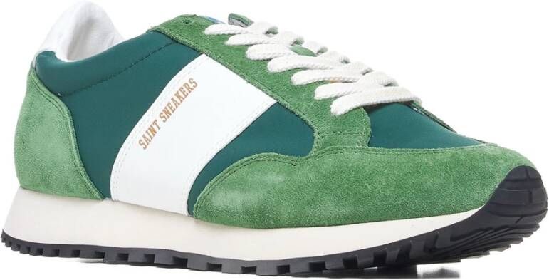 Saint Sneakers Groene Sneakers voor een stijlvolle uitstraling Green Heren