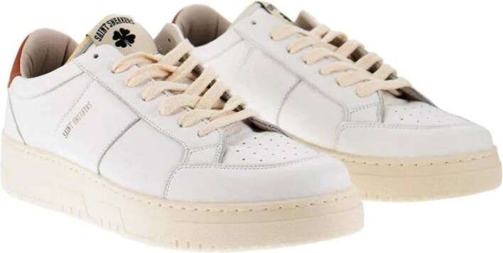 Saint Sneakers Leren Mocassin met Kwastjes White Heren