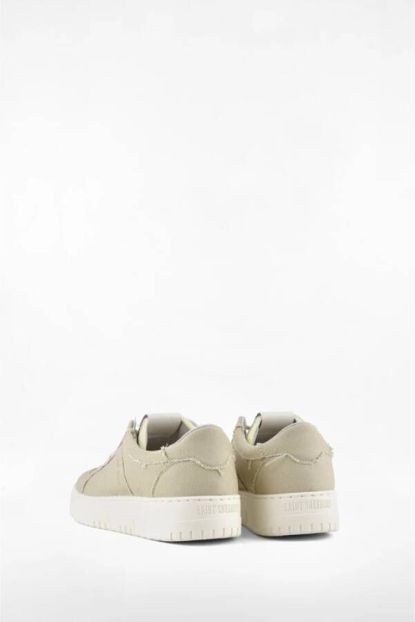 Saint Sneakers Leren Sneakers voor Stijlvolle Looks Beige Heren