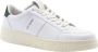 Saint Sneakers Witte Leren Groene Top Sneakers White Heren - Thumbnail 2