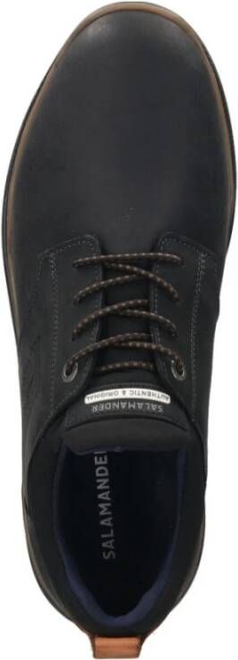 Salamander Zwarte Sneakers voor Mannen Black Heren