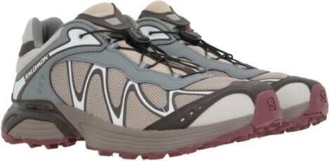 Salomon Bruine Low-Top Sneakers met Mesh Multicolor Dames