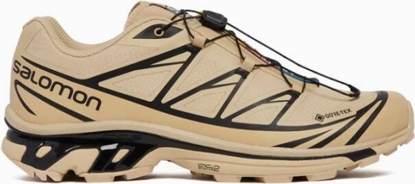 Salomon Gore-Tex Sneakers met Quicklace Veters Beige Heren