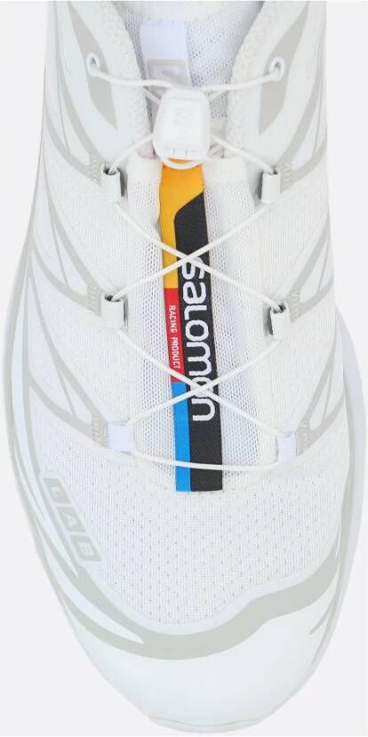 Salomon Lage Mesh Sneaker in het wit White Heren